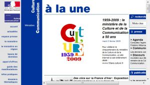 ministère de la Culture et de la Communication 2009