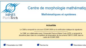 Site Officiel cmm ensmp fr