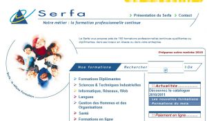 Serfa - Centre de formation professionnelle en Alsace - Organisme de formation continue - 150 formations pour Adultes