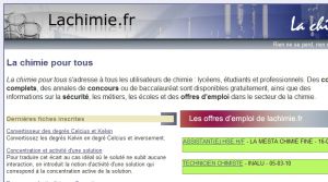 Site officiel : http://www.lachimie.fr