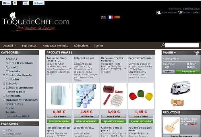 Site officiel : http://www.toquedechef.com