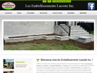 Site officiel : http://excavation-paysagement.com/